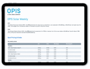 OPIS Solar Weekly