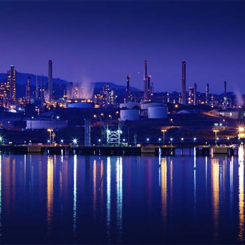 oil refinery